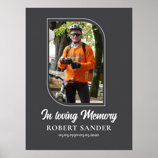 Photo In loving memory  Poster (Front)