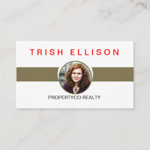 Photo Insert Custom Template Business Card