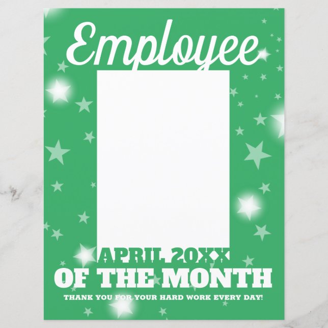 photo insert employee of the month APR letterhead (Front)