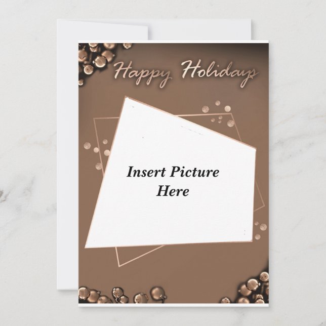  Photo Insert Holiday Card (Front)