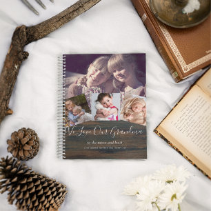Photo Journal Grandma Grandpa Custom Gift Grandkid