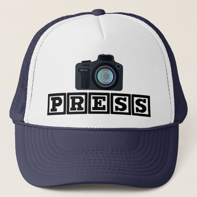 Photo Journalist Press Hat (Front)