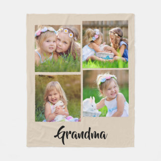 Photo Keepsake Blanket for Grandma