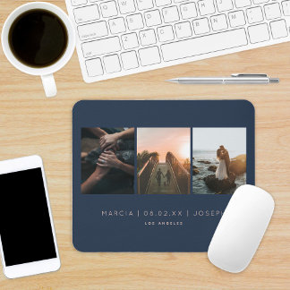 Photo Keepsake Engagement Wedding Photo Mouse Pad