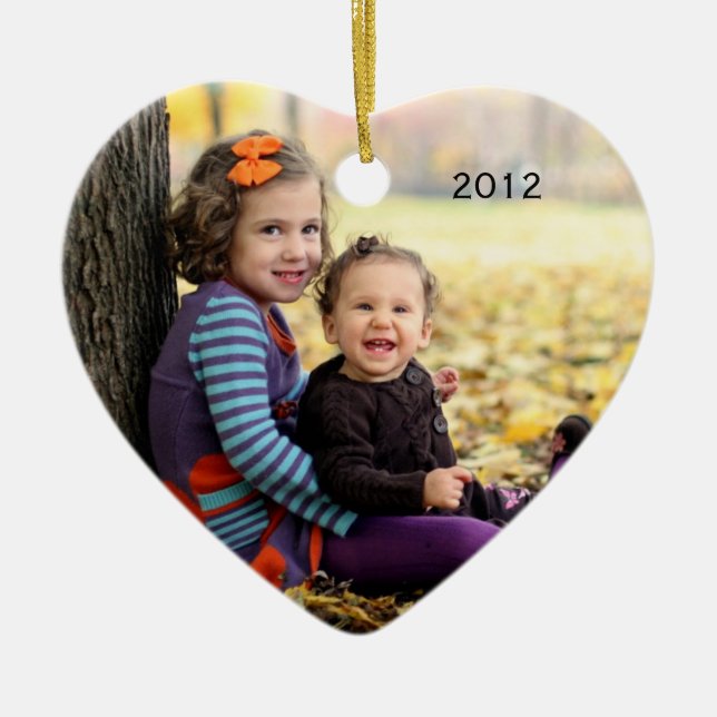 Photo keepsake ornament (Front)