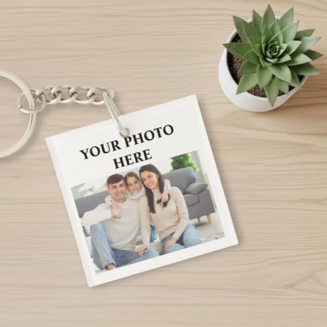 Photo Keychain, Custom Keychain With Photo, Custom (Creator Uploaded)