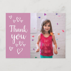 Photo Kids Birthday Thank you card Postcard