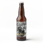 Photo label gold "Merry Christmas"