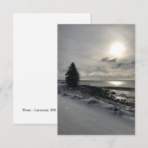 Photo Larsmont Minnesota Lake Superior Thank You Card
