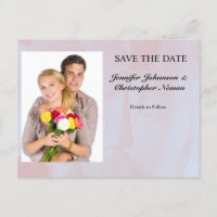Photo Lavender Mist Marble Save the Date