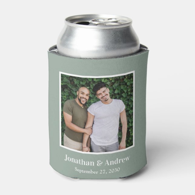 Photo LGBTQ Wedding Can Cooler (Can Front)