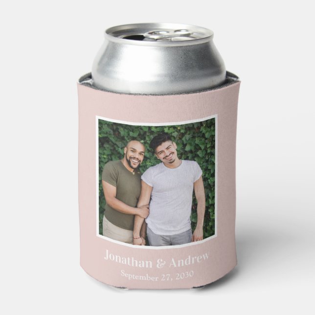 Photo LGBTQ Wedding Can Cooler (Can Front)