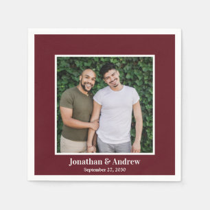 Photo LGBTQ Wedding Napkin