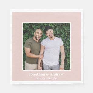 Photo LGBTQ Wedding Napkin