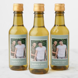 Photo LGBTQ Wedding Wine Label