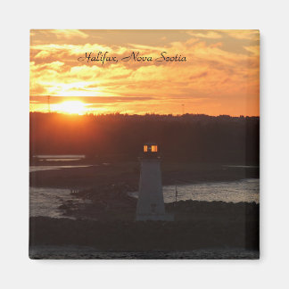 Photo, Lighthouse, Sunrise, Halifax Magnet