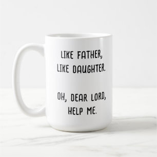 Photo Like Father Like Daughter Son Personalised Coffee Mug