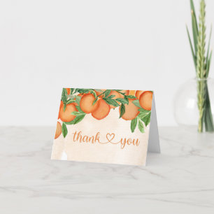 Photo Little Cutie Neutral Baby Shower Thank You Card