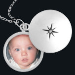 Photo Locket<br><div class="desc">Custom Photo Locket will make a sentimental gift that will be treasured for years to come. This design is available in the round locket pendant option and round and square necklace styles. Customise with your special photo and add text,  as desired.</div>