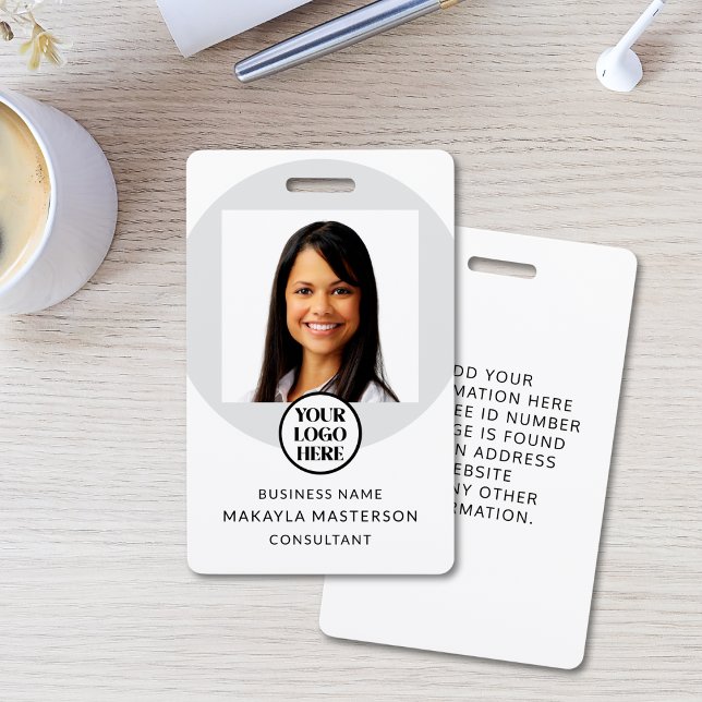 Photo Logo Employee ID Badge (Creator Uploaded)
