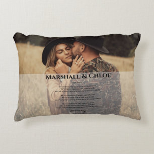  Photo love Song lyrics   Decorative Cushion
