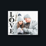 Photo LOVE Typography Keepsake Home Decor Canvas<br><div class="desc">L-O-V-E spelled out on your favourite photo.   The perfect keepsake for anyone. Add wedding,  baby,  engagement photo.</div>