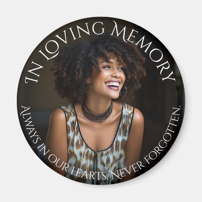 Photo Loving Memory  Magnet (Front)