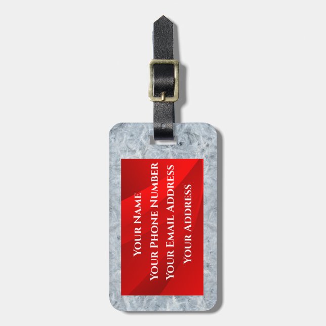 Photo  luggage tag (Front Vertical)