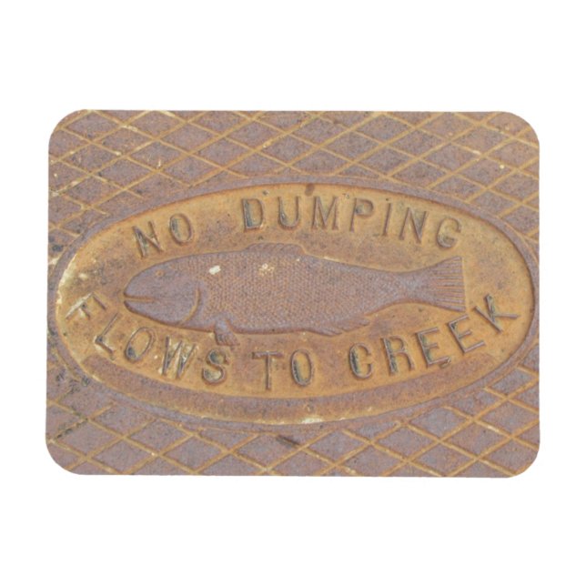 Photo Magnet - Flows to Creek (Horizontal)