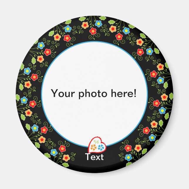Photo magnet template (Front)