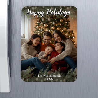 Photo Magnet with Custom Photo and Text