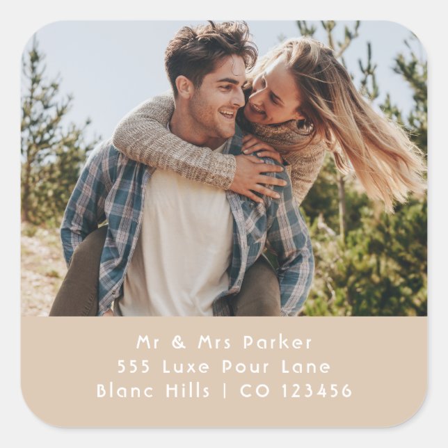 Photo Mailing Labels | Return Address Sticker Roll (Front)