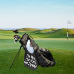 Photo man myth legend black white golf towel<br><div class="desc">Personalise and add your own photo. Text: The Man,  The Myth,  The Legend. Black background,  white text.</div>