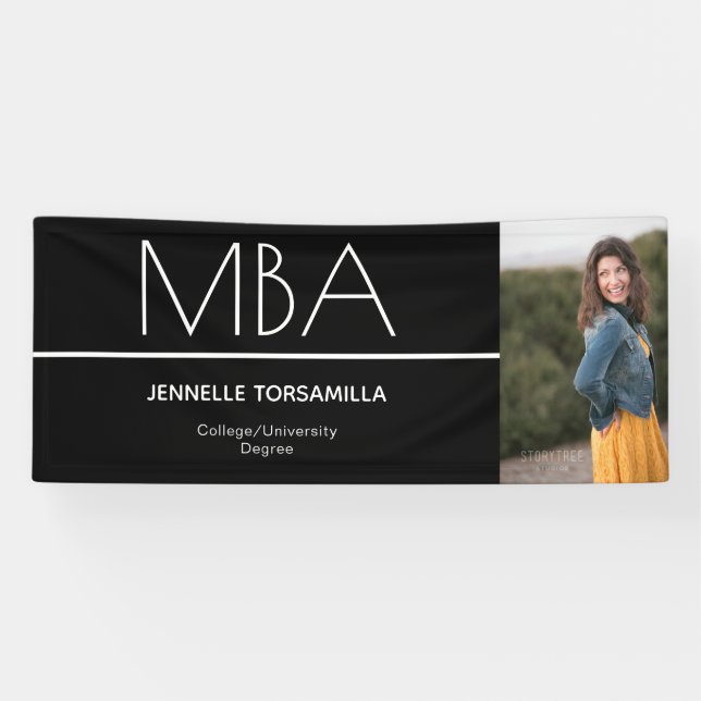 Photo MBA Graduation Banner (Horizontal)