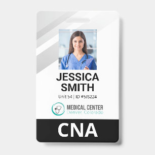 Photo Medical Identification Badge ID Badge