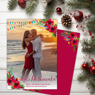 Photo Mele Kalikimaka Christmas Cards