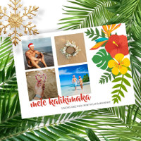 Photo Mele Kalikimaka Flower Personalised