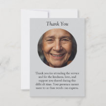 Photo Memorial Card | Personalised Card 