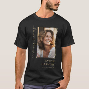 Photo Memorial Celebration of Life Funeral T-Shirt
