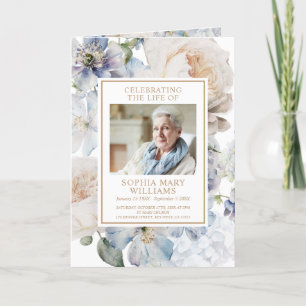 Photo Memorial Funeral Celebration of Life Program Programme