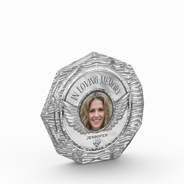 Photo Memorial in Loving Memory Block (Left)