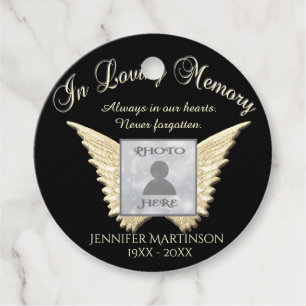 Photo Memorial in Loving Memory Favour Tags