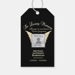 Photo Memorial in Loving Memory Gift Tags