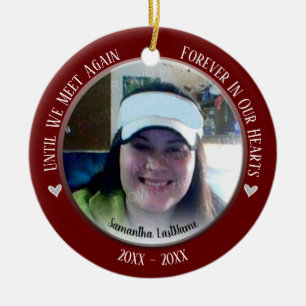 Photo Memorial Keepsake Ornament