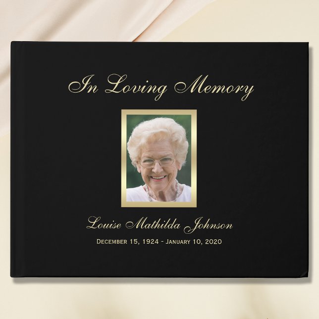 Photo Memorial or Funeral Guest Book (Creator Uploaded)