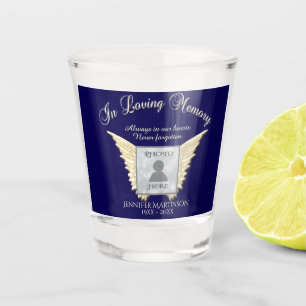Photo Memorial Shot Glass
