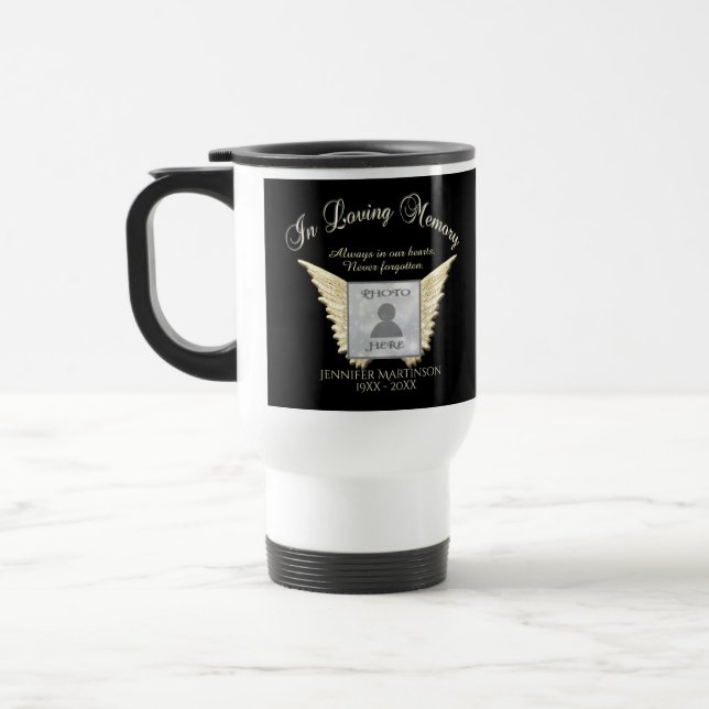 Photo Memorial Travel Mug (Left)