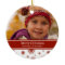 Photo Merry Christmas Grandparents Ornament Red