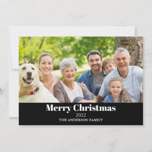 Photo Merry Christmas  Holiday Card