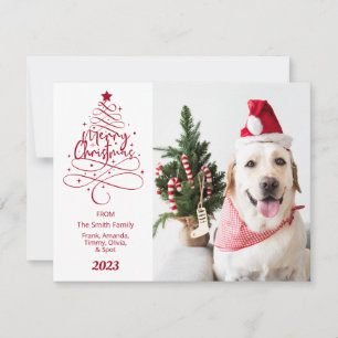 Photo Merry Christmas Holiday Card
